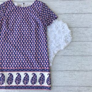 J. Crew Factory Petite Short Sleeved Gallery Dress